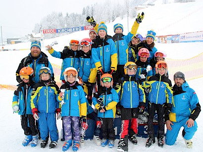 Schneefall hielt sie nicht auf – Alpin-Kinder gut dabei!