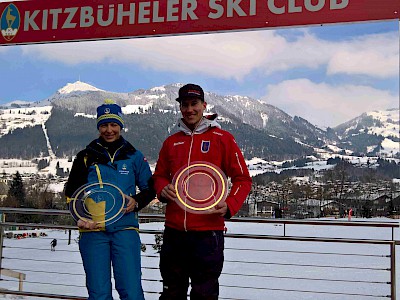 KSC-Clubmeister 2018: Christine Pletzer-Hörl und Lukas Hübl