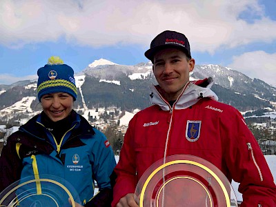 KSC-Clubmeister 2018: Christine Pletzer-Hörl und Lukas Hübl