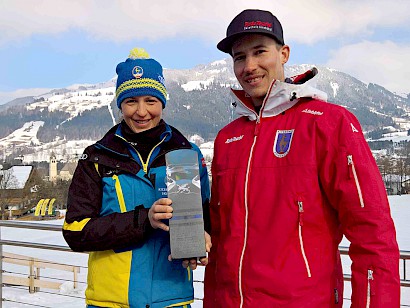 KSC-Clubmeister 2018: Christine Pletzer-Hörl und Lukas Hübl