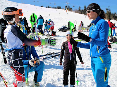 Simona Pöll und Emma Hofer noch einmal am Podium