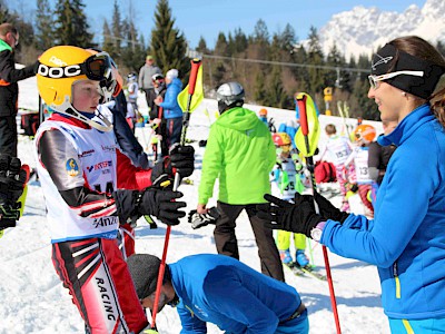 Simona Pöll und Emma Hofer noch einmal am Podium