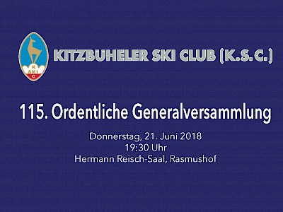 115. Ordentliche Generalversammlung des K.S.C.