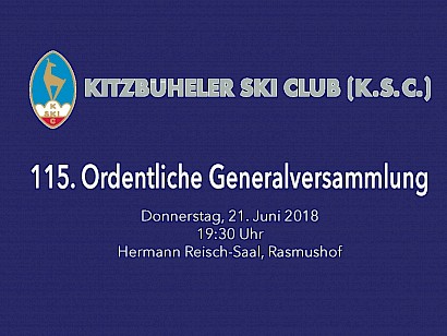 115. Ordentliche Generalversammlung des K.S.C.