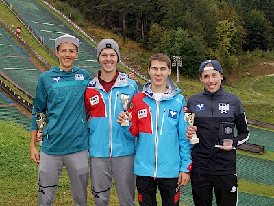 V.l.: Xaver Aigner, Max Lienher, Patrick Kogler, Marco Wörgötter