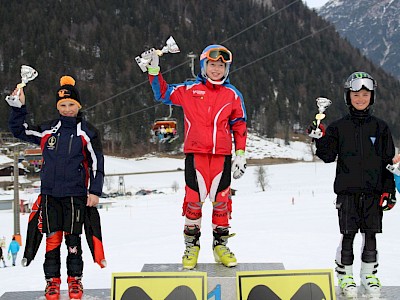 Auch im Slalom der Kinder in St. Ulrich