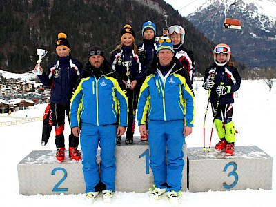 Auch im Slalom der Kinder in St. Ulrich