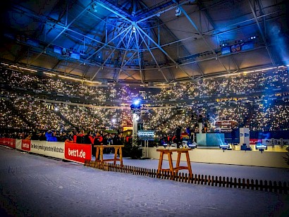 Lisa Hauser startete beim Biathlon auf Schalke