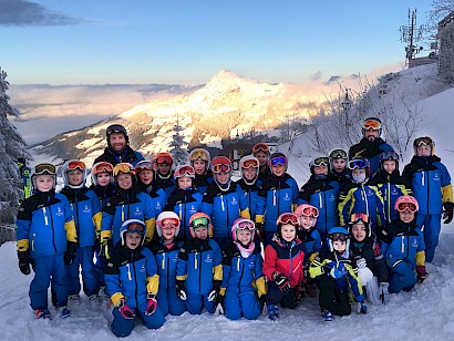 KSC Alpinnachwuchs wirkte beim Neujahrsfeuerwerk mit