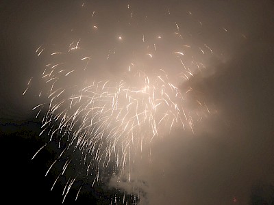 KSC Alpinnachwuchs wirkte beim Neujahrsfeuerwerk mit