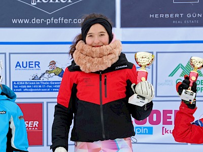 Sieg von Valentina Rings-Wanner beim BC Slalom in St. Johann