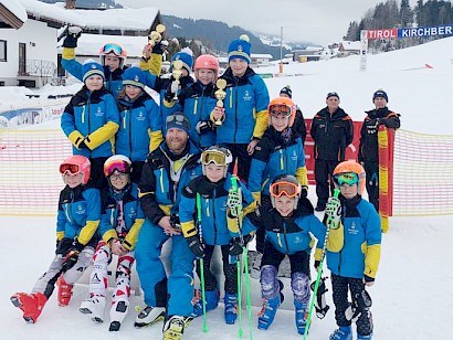 KSC Alpinkinder am Podium in Kirchberg