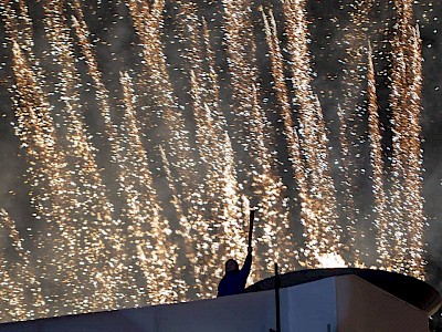 Anna Gandler und Victoria Mellitzer beim Europ. Olympischen Winter-Jugendfestival in Sarajevo