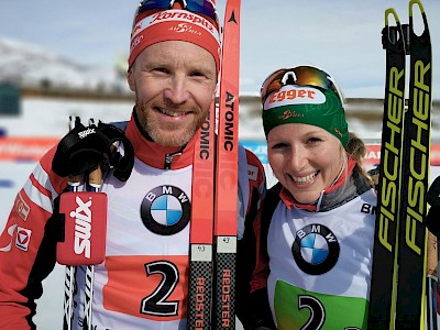 Simon Eder und Lisa Hauser - Foto: ÖSV