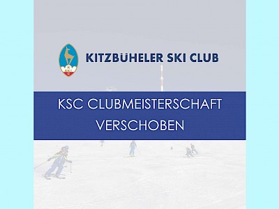 KSC CLUBMEISTERSCHAFT VERSCHOBEN