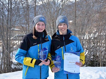 Paul Ritter und Lilly Fuchs erfolgreich beim Dreiländerwettkampf