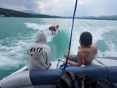 Snowboarder trainierten am Wörthersee