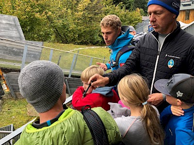 Tiroler Skispringer halten Trainingstag in Kitzbühel