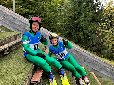 Tiroler Skispringer halten Trainingstag in Kitzbühel