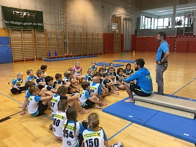 Sieg von Rosa Bodner beim Konditionsbewerb der Kinder in Hopfgarten