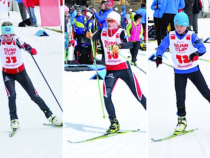 Biathlon-Sumicup - drei Podiumsplätze