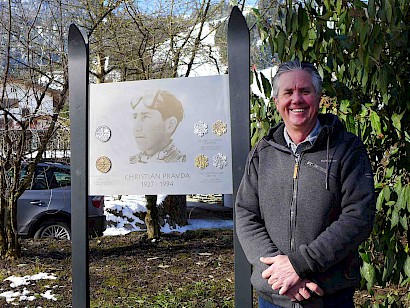 Sohn besucht Legendenpark