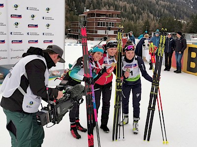 Zum Abschluss der Biathlon Jugend- und Junioren-WM holte Anna Gandler Gold