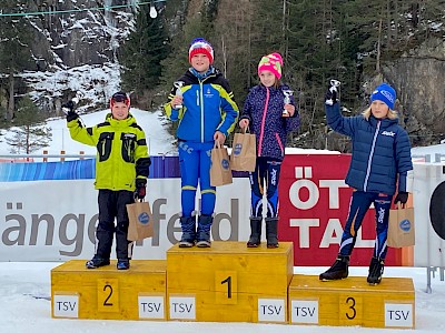 KSC Biathleten beim Landescup auf dem Stockerl