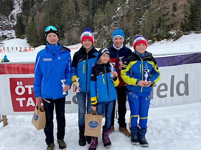 KSC Biathleten beim Landescup auf dem Stockerl