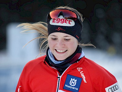 Lara Wagner freut sich bereits auf ein Training mit dem Team