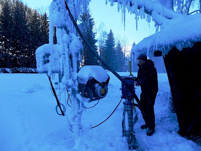 Es geht auf die Sportloipe