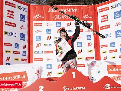 Valentina holte bei ÖSV Schülermeisterschaften Meistertitel in Slalom, Riesenslalom und Kombination!