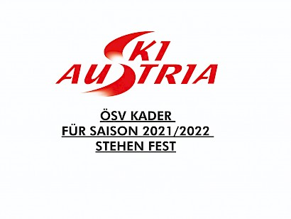 ÖSV-Kader für 2021/22 steht fest