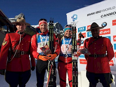 Erster Weltcup Mixed-Podestplatz