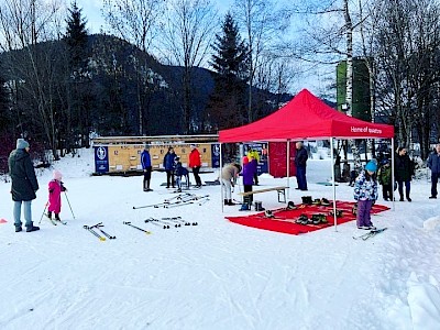 Langlauf Schnuppertraining stieß auf reges Interesse