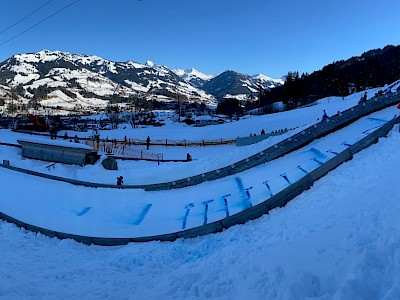 Zahlreiche Kinder wollten in Kitzbühel fliegen lernen