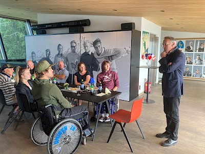 Starthaus Besuch von Freunden