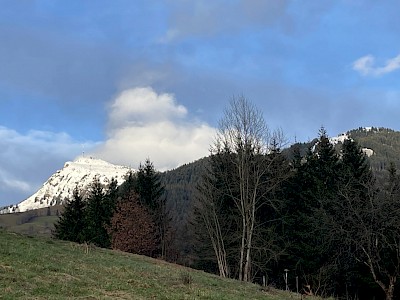 Die Begehung mit Ski auf das Kitzbüheler Horn