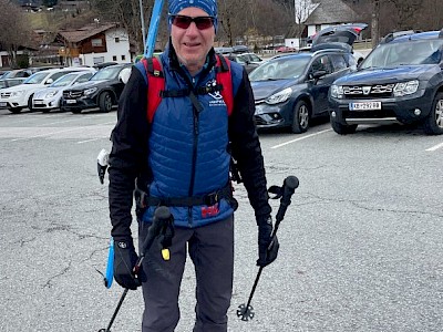 Die Begehung mit Ski auf das Kitzbüheler Horn