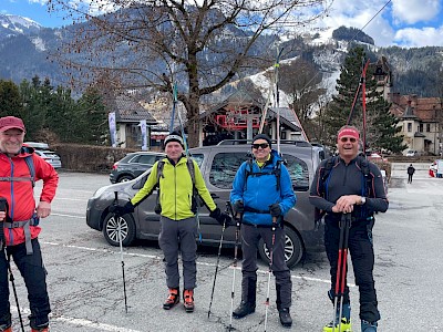 Die Begehung mit Ski auf das Kitzbüheler Horn