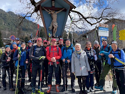 Die Begehung mit Ski auf das Kitzbüheler Horn