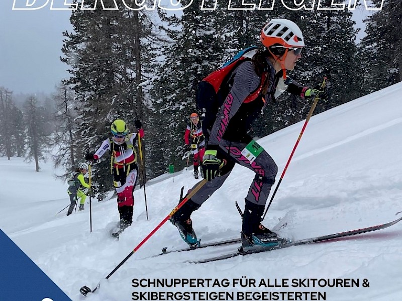 SCHNUPPERTAG FÜR ALLE SKITOUREN &SKIBERGSTEIGEN BEGEISTERTEN JUGENDLICHE