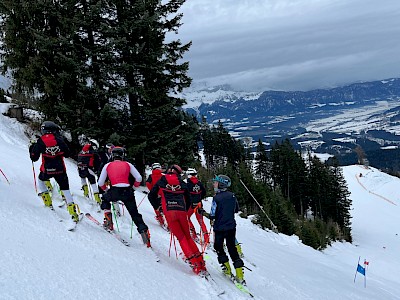 Erste Testläufe auf der Streif 