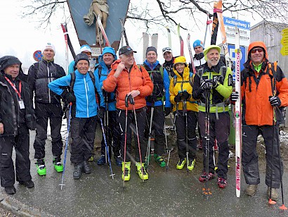 Begeisterte Skitouren-Geher