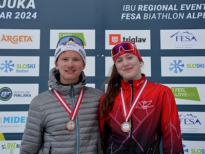 2 x Gold und 2 x Silber bei Biathlon ÖM für K.S.C. Jugend Athleten!