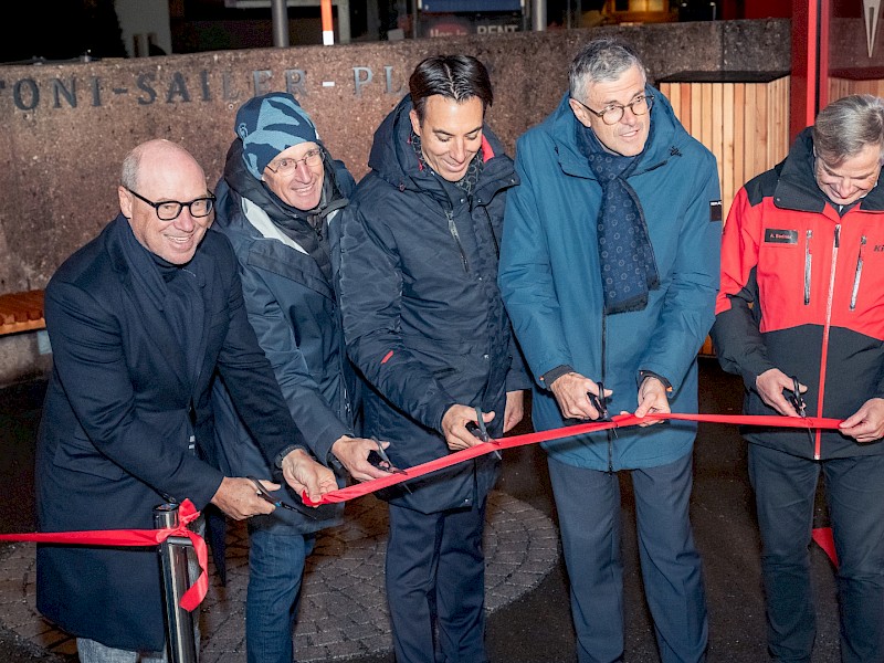 Toni-Sailer-Platz in Kitzbühel feierlich eröffnet Toni-Sailer-Platz in Kitzbühel feierlich eröffnet