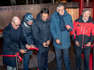 Toni-Sailer-Platz in Kitzbühel feierlich eröffnet