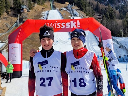 KSC-Kombinierer M. Sontag und T. Jeßner beim Youth Cup KSC-Kombinierer M. Sontag und T. Jeßner beim Youth Cup