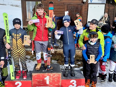 Kids in Hochfilzen beim Bezirkscup