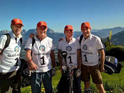 Außergewöhnliches Golf auf der Streif